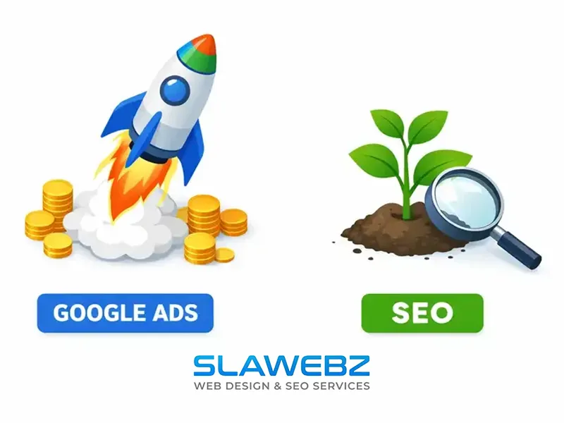 تفاوت اصلی بین تبلیغات کلیکی گوگل (Google Ads) و سئو
