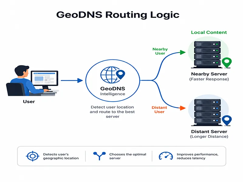 GeoDNS یا توزیع هوشمند ترافیک