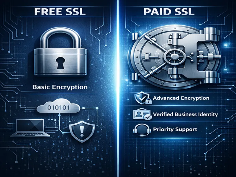تفاوت SSL رایگان و پولی از نظر امنیت