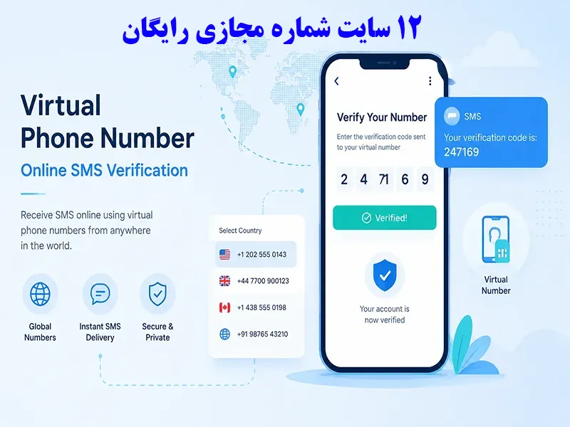 12 سایت شماره مجازی رایگان