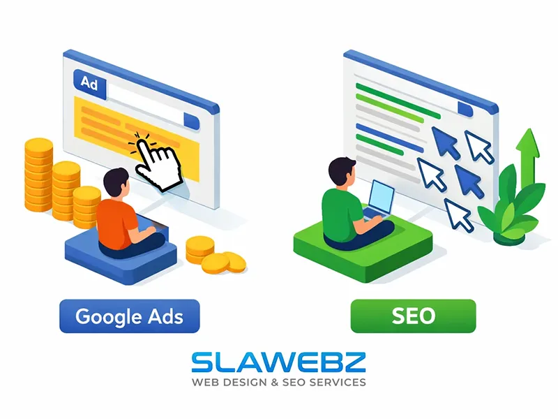 تفاوت اصلی بین تبلیغات کلیکی گوگل (Google Ads) و سئو